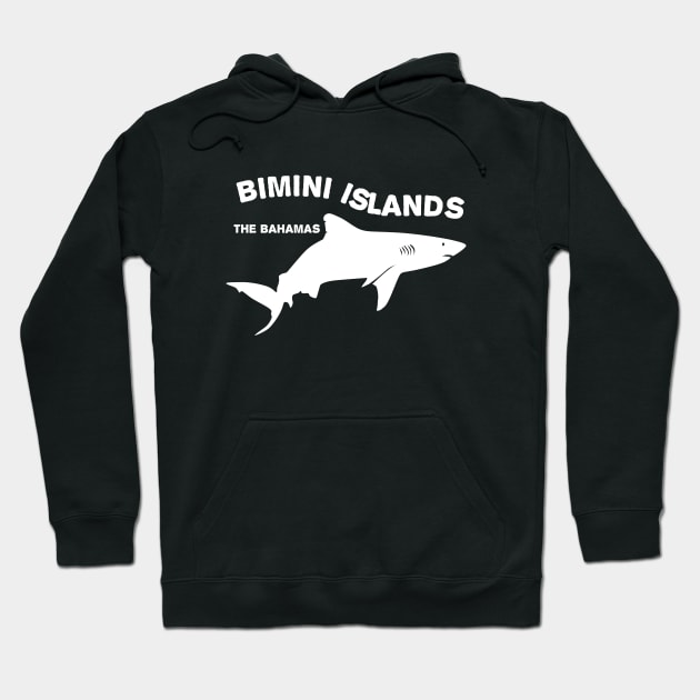 Swimming with Sharks at Bimini Islands - The Bahamas Hoodie by TMBTM